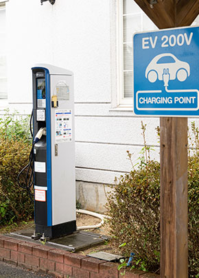 Electric vehicle charging stand
