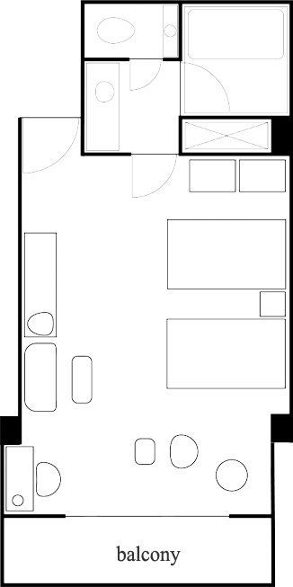 寬闊套房 layout